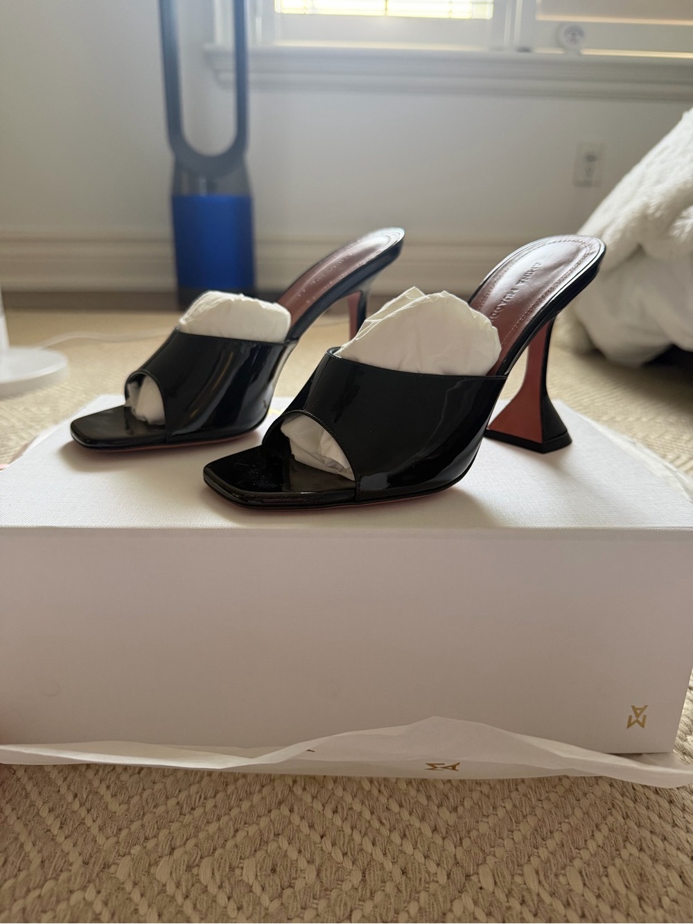 New Amina Muaddi Lupita mules.- size 38
